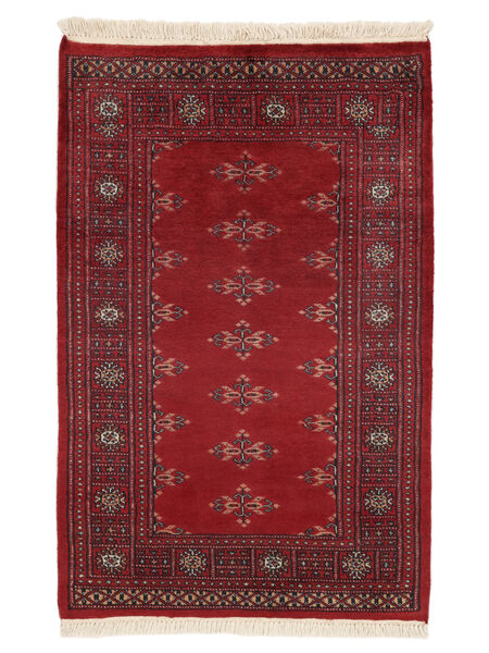  Pakistan Bokhara 2Ply 78X119 Ullmatta Mörkröd/Svart Liten Carpetvista