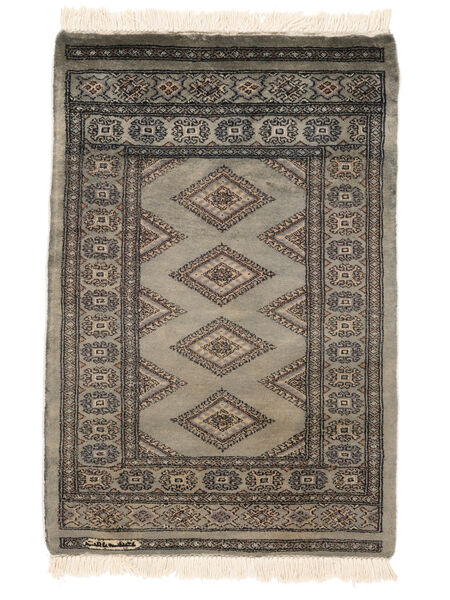  Pakistan Bokhara 3Ply 80X123 Uldtæppe Brun/Sort Lille Carpetvista