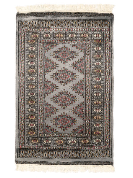 81X128 Pakistan Bokhara 3Ply Matta Orientalisk Brun/Svart (Ull, Pakistan) Carpetvista