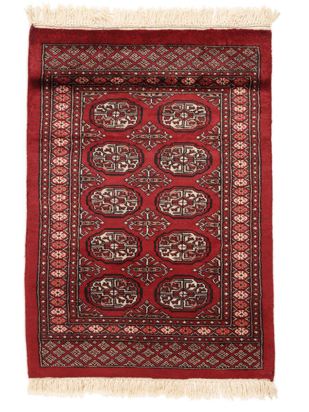 Dywan Orientalny Pakistański Bucharski 3Ply 79X114 Ciemnoczerwony/Czarny (Wełna, Pakistan )