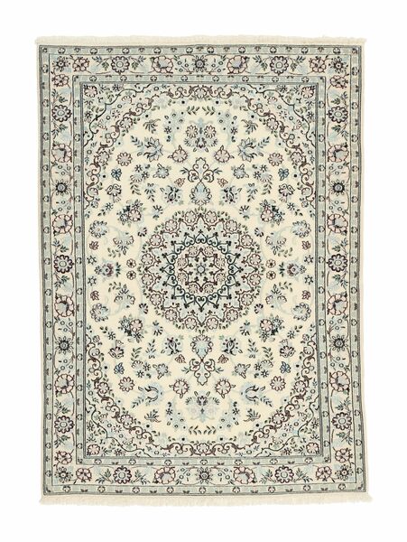  Persian Nain 6La Rug 102X142 Green/Yellow (Wool, Persia/Iran)