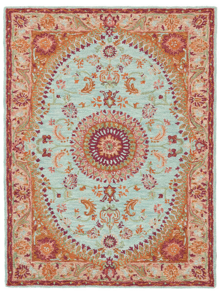 Yolanda 200X300 Orange/Light Blue Rug