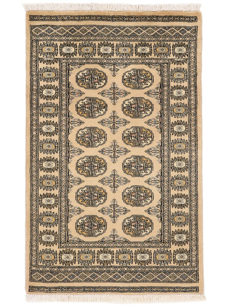  Pakistan Bokhara 2Ply Rug 79X126 Brown/Orange Carpetvista