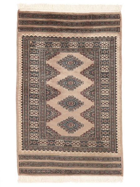 Pakistan Bokhara 3Ply Teppe 77X120 Brun/Svart Ull, Pakistan Carpetvista