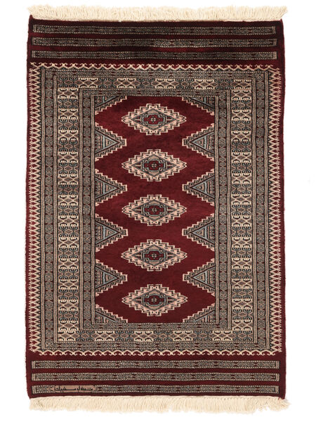  Pakisztáni Bokhara 3Ply Szőnyeg 78X113 Barna/Fekete Carpetvista