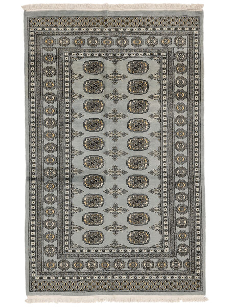 122X193 Alfombra Oriental Pakistan Bukara 2Ply Negro/Amarillo Oscuro (Lana, Pakistán) Carpetvista