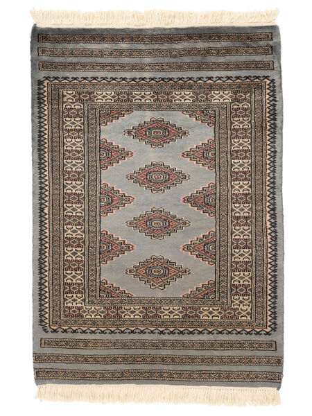 79X112 Pakistan Bokhara 3Ply Rug Oriental Brown/Black (Wool, Pakistan) Carpetvista