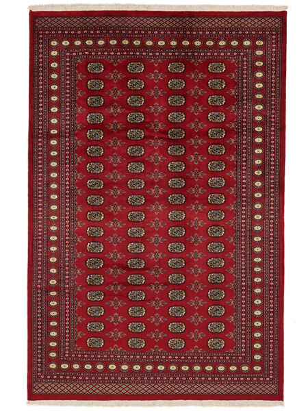 197X299 Alfombra Pakistan Bukara 2Ply Oriental Rojo Oscuro/Negro (Lana, Pakistán) Carpetvista