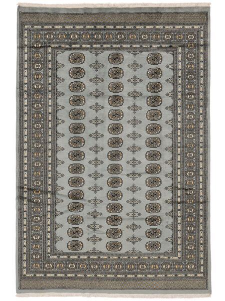 Alfombra Oriental Pakistan Bukara 2Ply 201X296 Negro/Amarillo Oscuro (Lana, Pakistán)