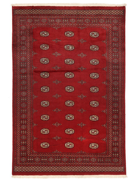  188X281 Pakistan Bokhara 2Ply Matta Mörkröd/Svart Pakistan Carpetvista