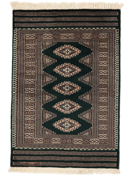  Pakistan Bokhara 3Ply Rug 80X115 Wool Black/Brown Small Carpetvista