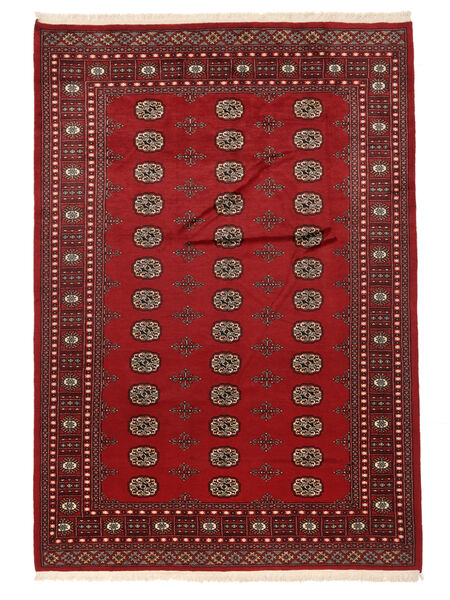 Alfombra Pakistan Bukara 2Ply 190X274 Rojo Oscuro/Negro (Lana, Pakistán)