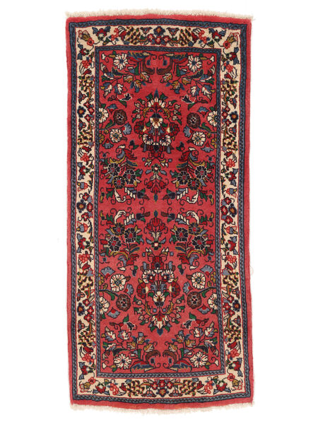  Persian Lillian Rug 65X142 Dark Red/Black Carpetvista