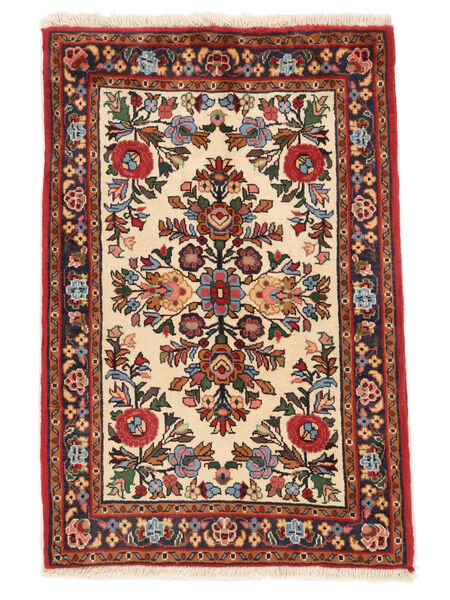  Sarouk Rug 73X106 Persian Wool Dark Red/Black Small Carpetvista