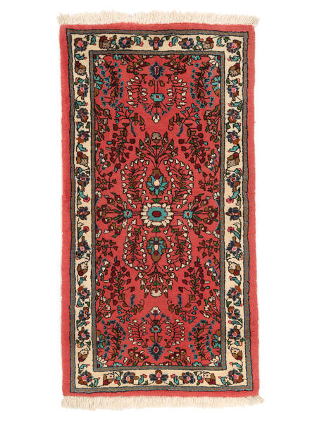  64X125 Lillian Teppich Dunkelrot/Schwarz Persien/Iran Carpetvista