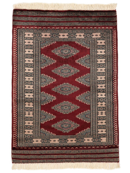  Orientalisk Pakistan Bokhara 3Ply Matta 78X115 Svart/Brun Ull, Pakistan Carpetvista