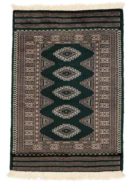 Pakistan Bokhara 3Ply Rug 79X115 Black/Brown Wool, Pakistan Carpetvista