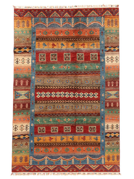  Shabargan Rug 170X262 Wool Dark Red/Brown Carpetvista