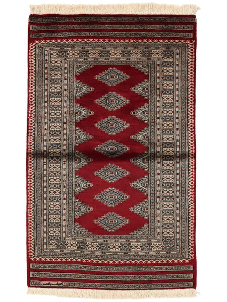  Pakistan Bokhara 3Ply Rug 93X156 Wool Brown/Black Small Carpetvista