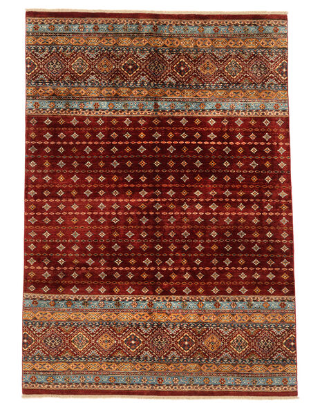  176X248 Randig Shabargan Matta Ull, Carpetvista