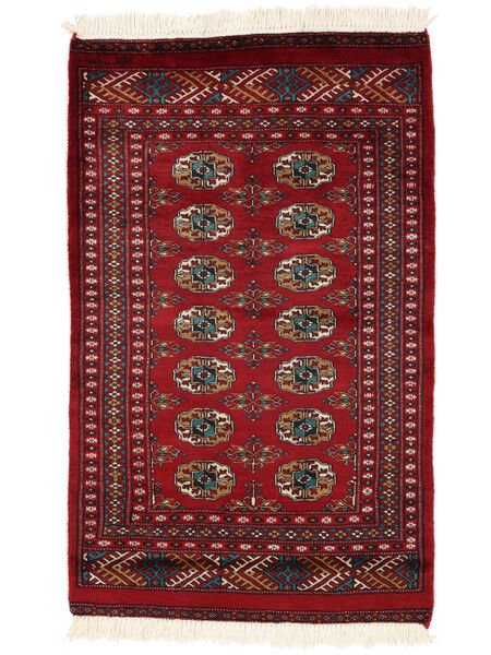  Pakistan Bokhara 3Ply Tepih 81X132 Vuneni Tamno Crvena/Crna Mali Sag Carpetvista