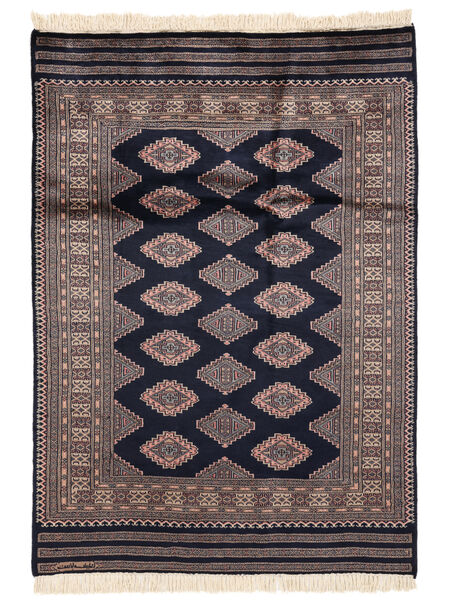  Orientalsk Pakistan Bokhara 3Ply Teppe 126X176 Brun/Svart Ull, Pakistan Carpetvista