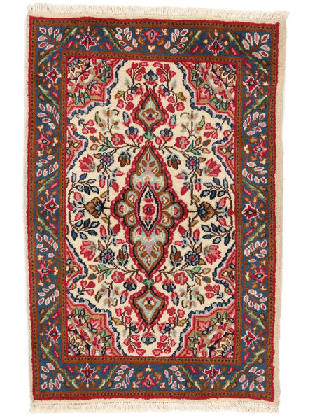 80X121 Alfombra Oriental Kerman Rojo Oscuro/Negro (Lana, Persia/Irán) Carpetvista