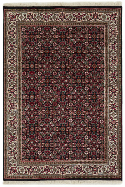  100X150 Medallion Shaggy Rug Small Bidjar Indo Wool