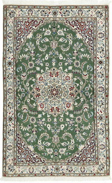 Alfombra Nain 9La 94X153 Verde Oscuro/Verde (Lana, Persia/Irán)