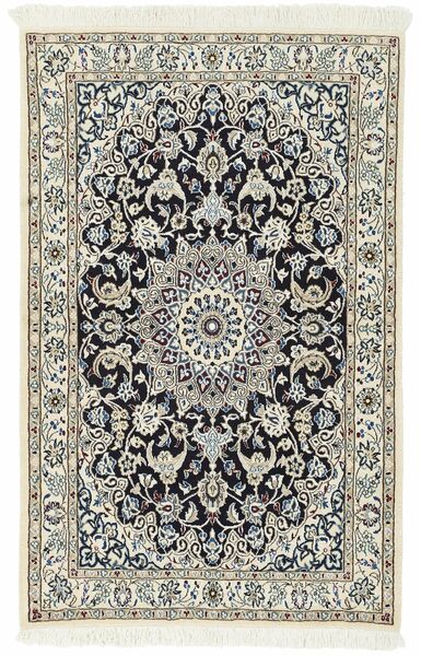  98X153 Nain 9La Rug Black/Dark Green Persia/Iran