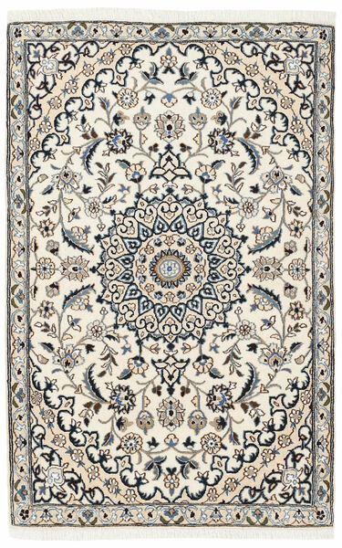  Nain 9La Alfombra 88X136 Persa De Lana Beige/Gris Oscuro Pequeño