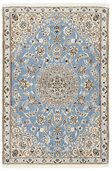  88X133 Nain 9La Teppe Mørk Blå/Beige Persia/Iran