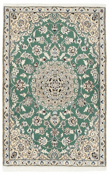 Alfombra Persa Nain 9La 86X136 Verde Oscuro/Verde (Lana, Persia/Irán)