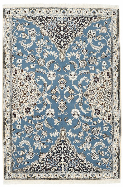  Persian Nain 9La Rug 88X132 Black/Dark Blue