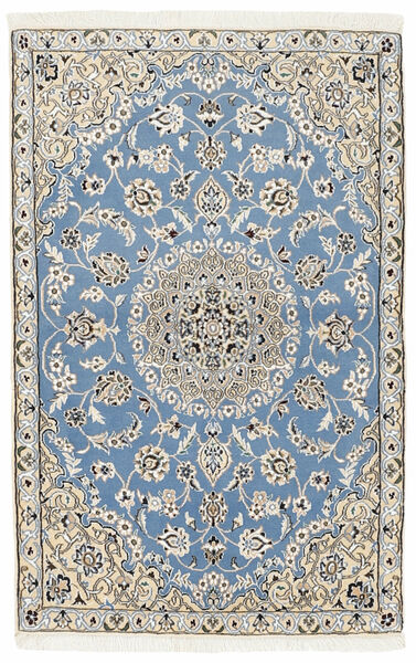 Tappeto Nain 9La 86X133 Blu Scuro/Beige (Lana, Persia/Iran)