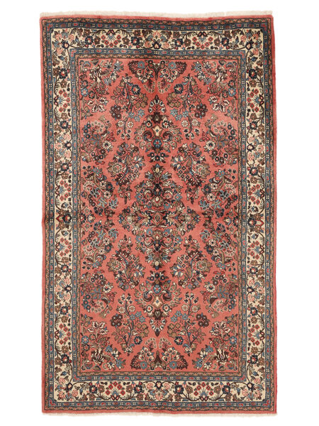 Tappeto Saruk Fine 128X214 Rosso Scuro/Marrone (Lana, Persia/Iran)