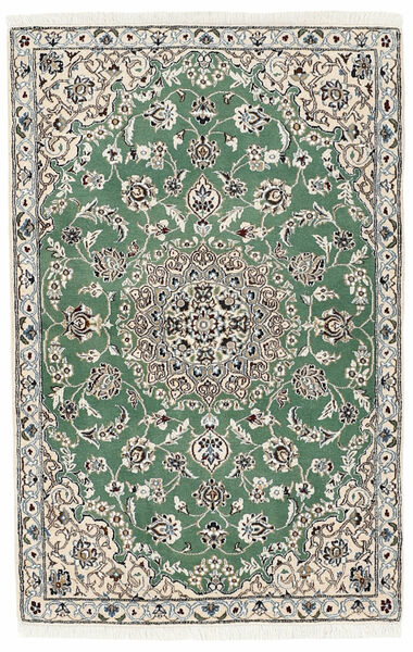  86X138 Nain 9La Teppich Schwarz/Dunkelgrün Persien/Iran