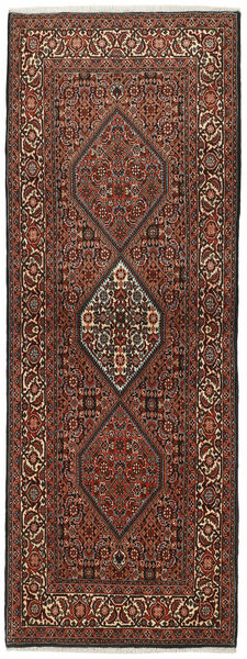 Tappeto Bidjar 81X220 Passatoie Nero/Rosso Scuro (Lana, Persia/Iran)