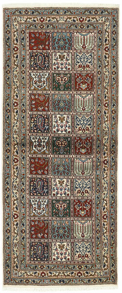 Moud Rug Rug 83X201 Runner
 Brown/Black Wool, Persia/Iran