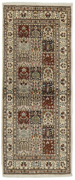 Alfombra Oriental Moud 80X193 De Pasillo Marrón/Negro (Lana, Persia/Irán)