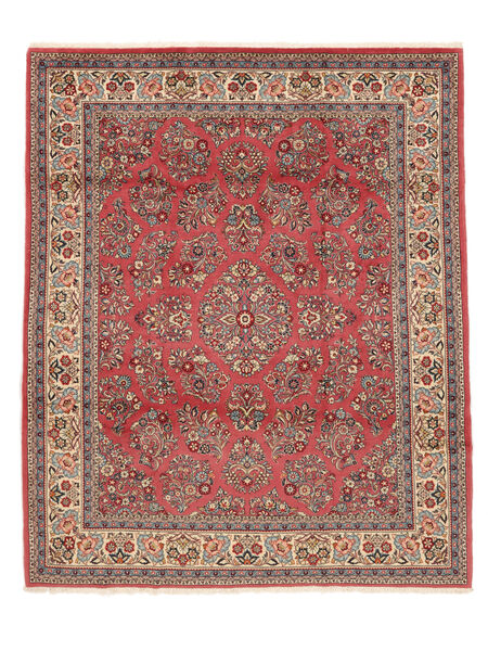  Saruk Fine Dywan 213X260 Perski Wełniany Ciemnoczerwony/Brunatny Carpetvista