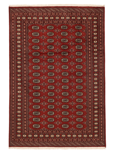  Pakistan Bokhara 2Ply Tepih 205X301 Vuneni Tamno Crvena/Crna Sag Carpetvista