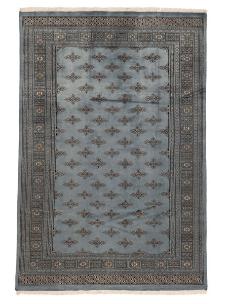  201X300 Pakistan Bokhara 2Ply Vloerkleed Donkergrijs/Zwart Pakistan Carpetvista