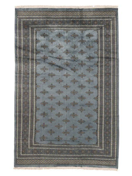 195X297 Pakistan Bokhara 2Ply Matta Orientalisk Mörkgrå/Svart (Ull, Pakistan) Carpetvista