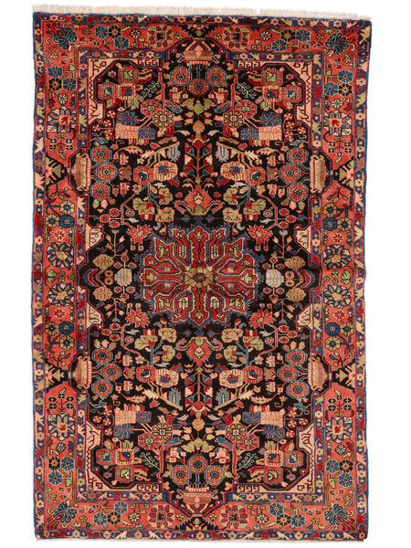  Persian Nahavand Old Rug 153X240 Black/Dark Red Carpetvista