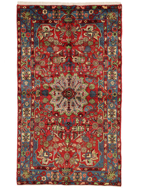  156X265 Medallion Small Nahavand Old Rug Wool, Carpetvista