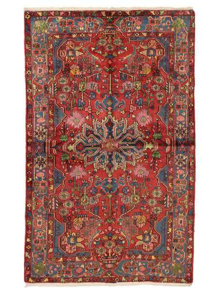  Perzisch Nahavand Old Vloerkleed 151X250 Donkerrood/Zwart (Wol, Perzië/Iran)