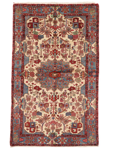  Nahavand Old Tapete 158X250 Persa Lã Vermelho Escuro/Cinza Escuro Pequeno Carpetvista