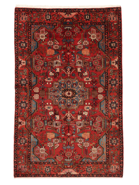  Persian Nahavand Old Rug 158X240 Dark Red/Black (Wool, Persia/Iran)