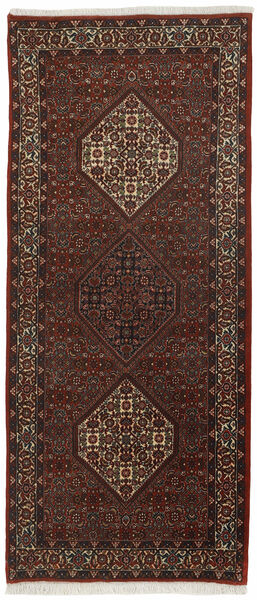 84X201 Bidjar Rug Oriental Runner
 Black/Brown (Wool, Persia/Iran)